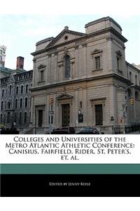Colleges and Universities of the Metro Atlantic Athletic Conference