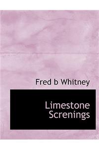 Limestone Screnings