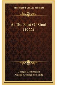 At The Foot Of Sinai (1922)