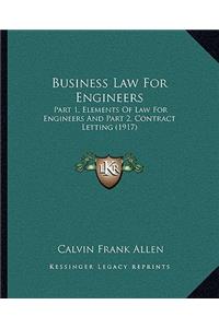Business Law For Engineers