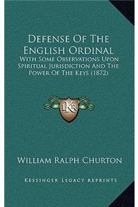 Defense of the English Ordinal