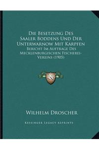 Die Besetzung Des Saaler Boddens Und Der Unterwarnow Mit Karpfen