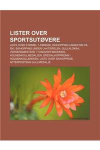 Lister Over Sportsutovere