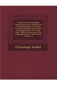 Thesaurus Ornithologiae
