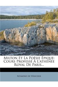 Milton Et La Poésie Épique