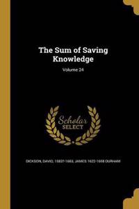 Sum of Saving Knowledge; Volume 24