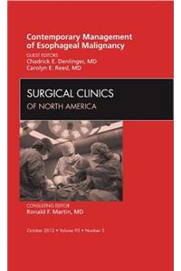 Contemporary Management of Esophageal Malignancy, an Issue of Surgical Clinics: Volume 92-5