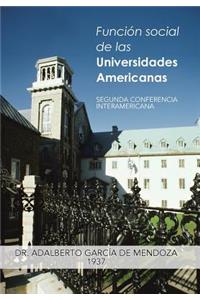 Funcion Social de Las Universidades Americanas