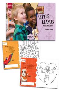 Little Llamas Preschool Pages (Package of 50 Sheets, Enough for 10 Kids)