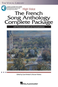 French Song Anthology Complete Package - High Voice Book/Online Audio