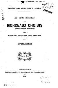 Auteurs Haïtiens, Morceaux Choisis