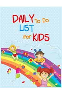 Daily To Do List For Kids