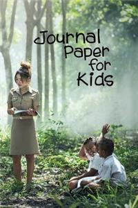 Journal Paper For Kids
