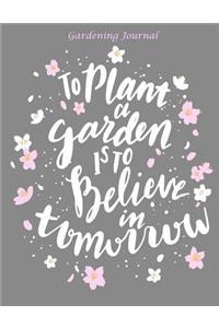 Gardening Journal