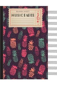 Blank Sheet Music Paper