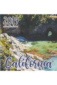 California 2019 Mini Wall Calendar