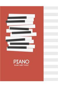 Piano Blank Sheet Music
