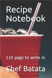 Recipe Notebook