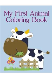 My First Animal Coloring Book