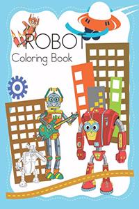 Robot Coloring Book