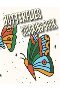 Butterflies Coloring Book