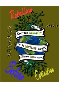 Rebellion before extinction planner 2020