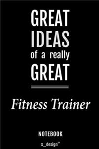 Notebook for Fitness Trainers / Fitness Trainer