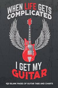 Electric Guitar Tab Notebook