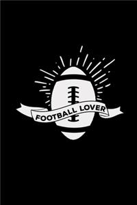 Football lover: 6x9 Football - grid - squared paper - notebook - notes