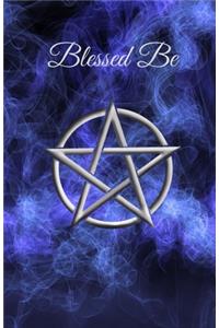 Blessed Be A5 notebook for wiccans, witches and pagans