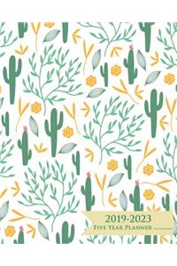 2019-2023 Five Year Planner- Cactus Garden