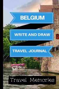 Belgium Write and Draw Travel Journal