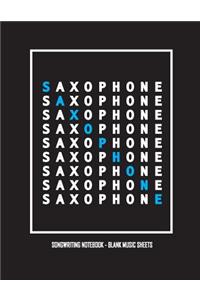 Saxophone Songwriting Notebook