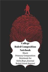 College Ruled Composition Notebook