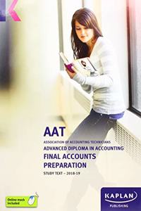 FINAL ACCOUNTS PREPARATION - STUDY TEXT