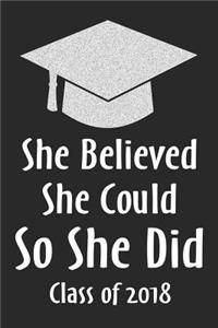 She Believed She Could So She Did Class of 2018