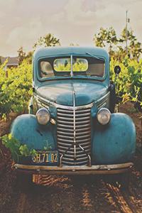 Classic Car Bohemian Americana Chemistry Notebook