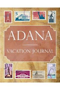 Adana Vacation Journal