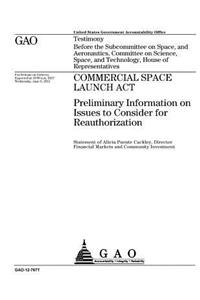 Commercial Space Launch Act
