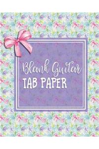 Blank Guitar Tab Paper