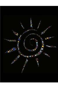 Emoji Spiral Sun College Rule Composition Notebook