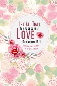 Daily Gratitude Journal With Bible Verses Corinthians 16