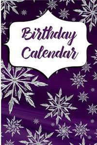 Birthday Calendar