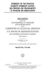 Oversight of the Financial Stability Oversight Council