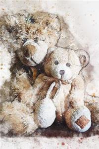 Painted Teddy Bear Journal