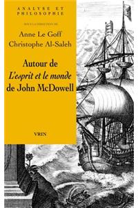 Autour de l'Esprit Et Le Monde de John McDowell