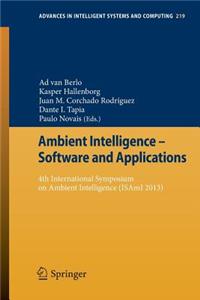 Ambient Intelligence - Software and Applications