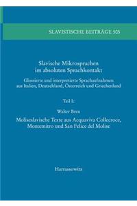 Slavische Mikrosprachen Im Absoluten Sprachkontakt