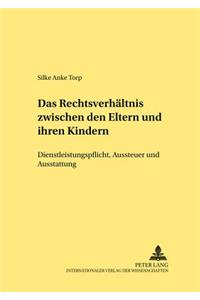 Das Rechtsverhaeltnis Zwischen Den Eltern Und Ihren Kindern