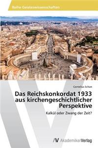 Reichskonkordat 1933 aus kirchengeschichtlicher Perspektive